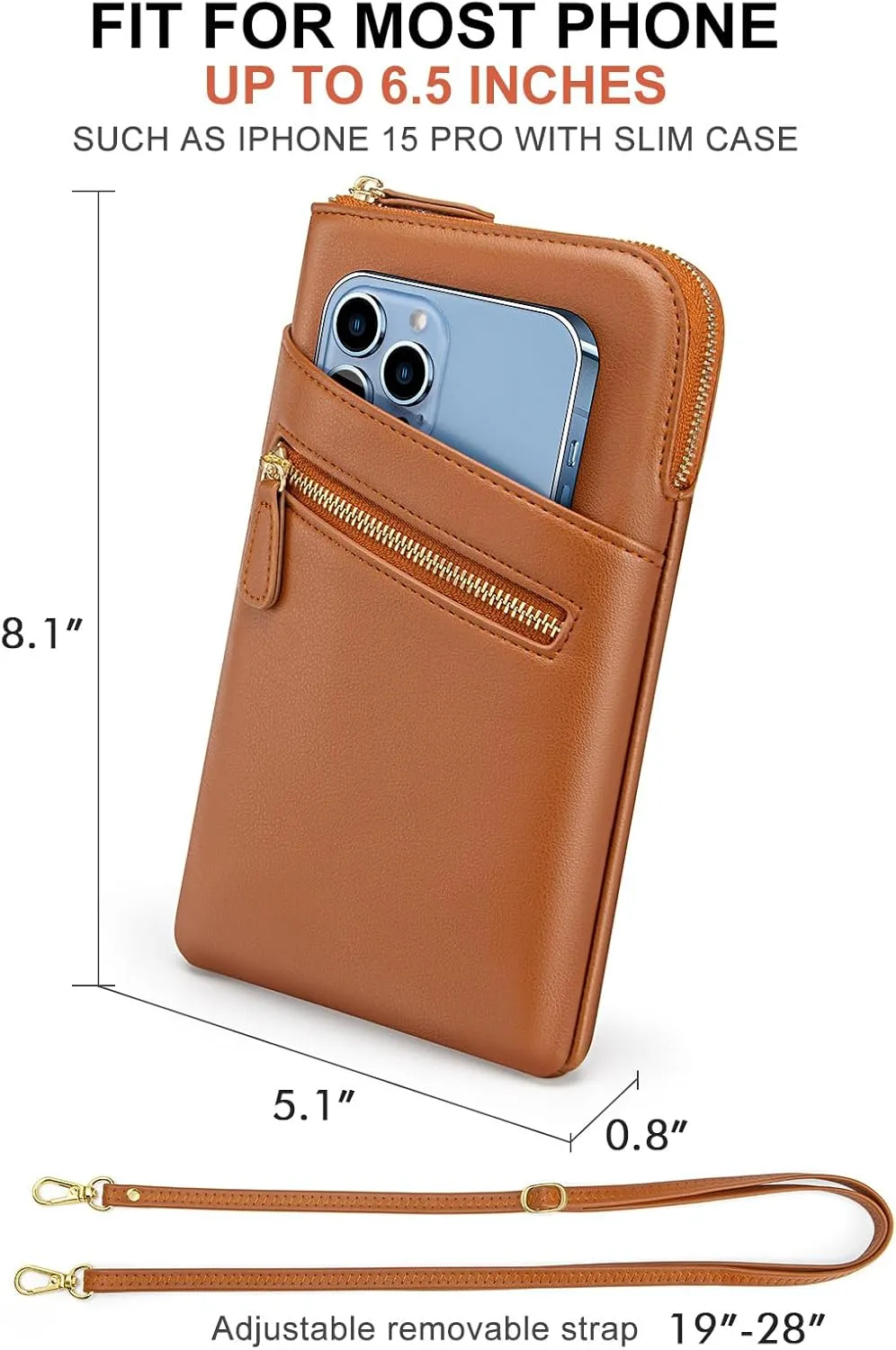 nuoku Small Crossbody Bags for Women Designer Cell Phone Bag Wallet Purses Adjustable Strap