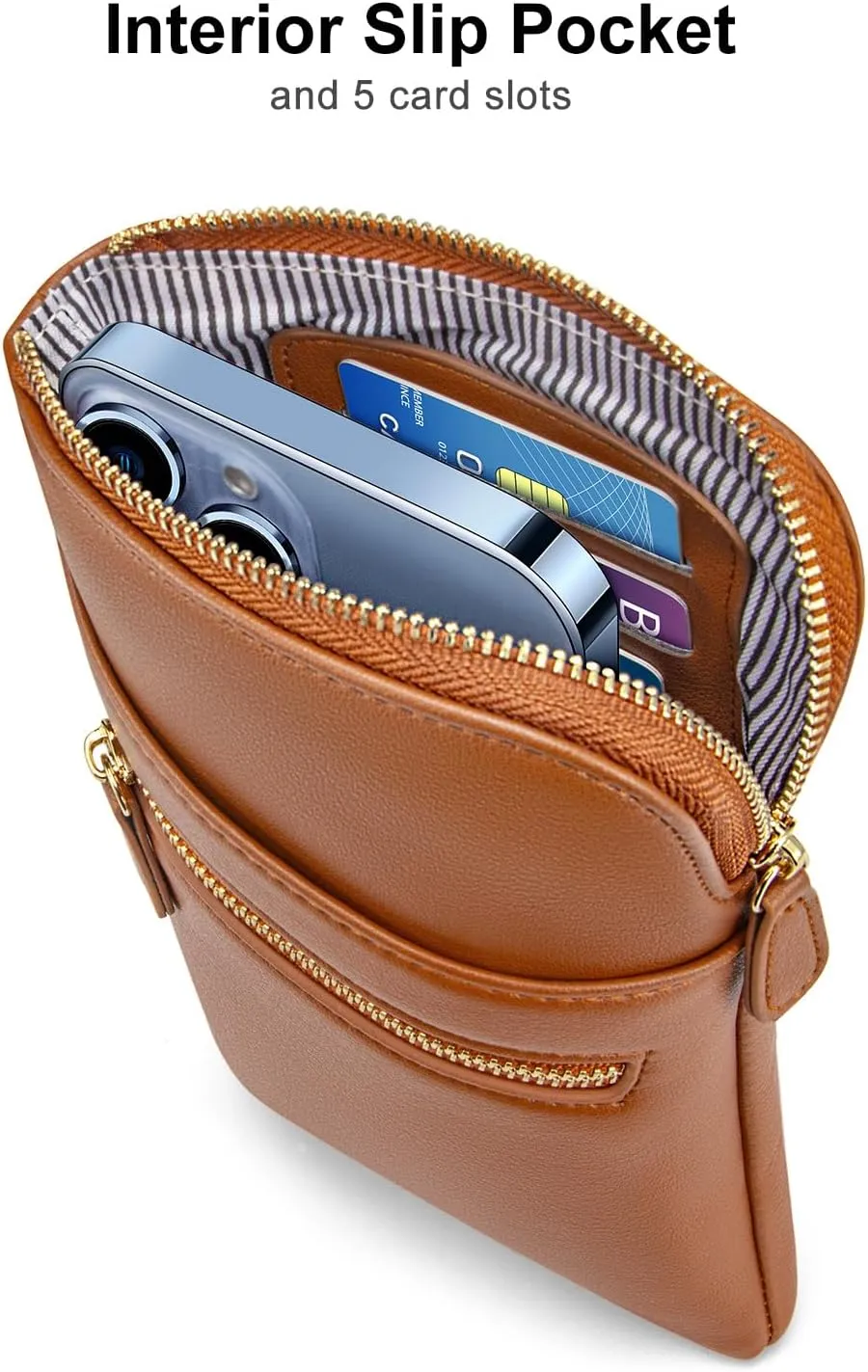 nuoku Small Crossbody Bags for Women Designer Cell Phone Bag Wallet Purses Adjustable Strap
