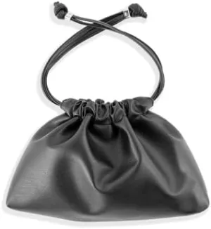 OFIR The Cinch Signature Drawstring Pouch, 100% Vegan Leather, Easy to Clean Polyester Lining, Simple Cinch Drawstring, Logo.