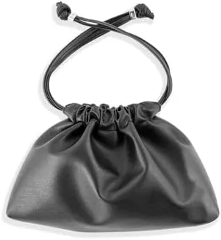 OFIR The Cinch Signature Drawstring Pouch, 100% Vegan Leather, Easy to Clean Polyester Lining, Simple Cinch Drawstring, Logo.