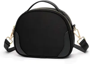 Oxford canvas bag Korean style wild fashion messenger bag female small fresh one-shoulder portable small round bag