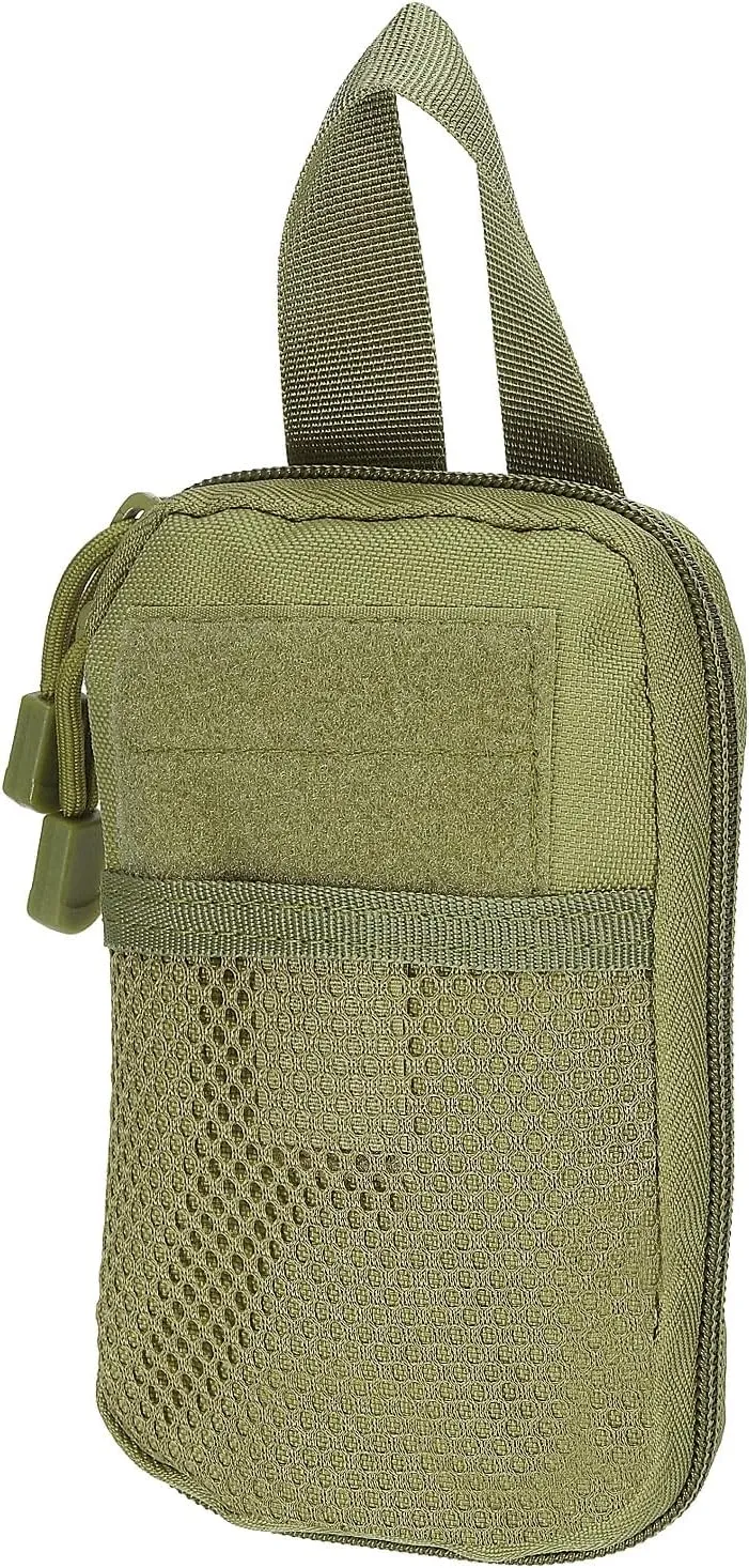 PATIKIL Dump Pouch, Folding Dump Waist Bag Roll-Up Drawstring Tool Storage Pack Backpack Accessories Shooting Climbing Outdoor Sports Bag