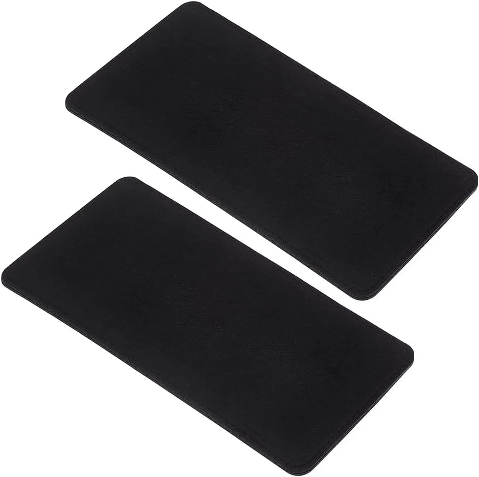 PH PandaHall 2pcs Felt Bag Base Shapers, 14.4x6.5'' Black Purse Organizer Inserts for Rectangle, Flat, Leather, Backpack, Tote, Travel Bags