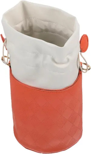 Pineapple Drawstring Pouch Stylish Shoulder Bag for Women Belt Bag Chain Trendy Straw Bucket Bag for Daily