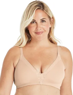 PLAYTEX Women's Plus Size Secrets Ultra Soft ComfortFlex Fit Convertible Wirefree Bra Us4832