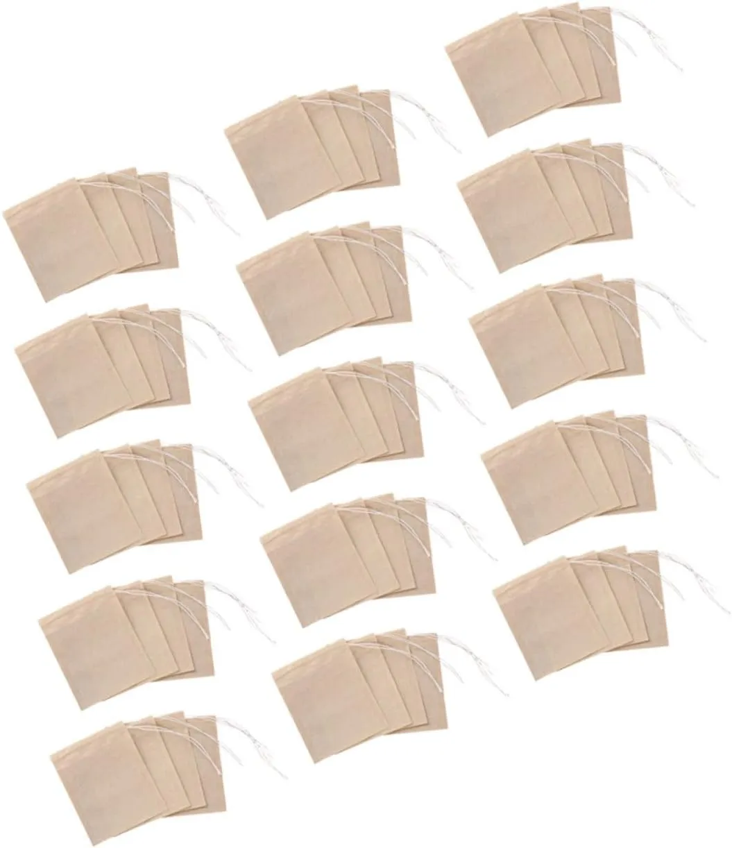 PRETYZOOM Loose Leaf Tea Bags Disposable Tea Bags Paper Tea Filter Bag for Tea Infusers and Soup Making