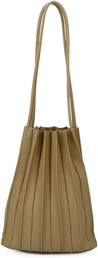 PU Leather Tote Bags for Ladies Shoulder Bag with Removable Pouch (GREEN)