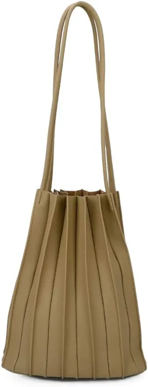 PU Leather Tote Bags for Ladies Shoulder Bag with Removable Pouch (GREEN)