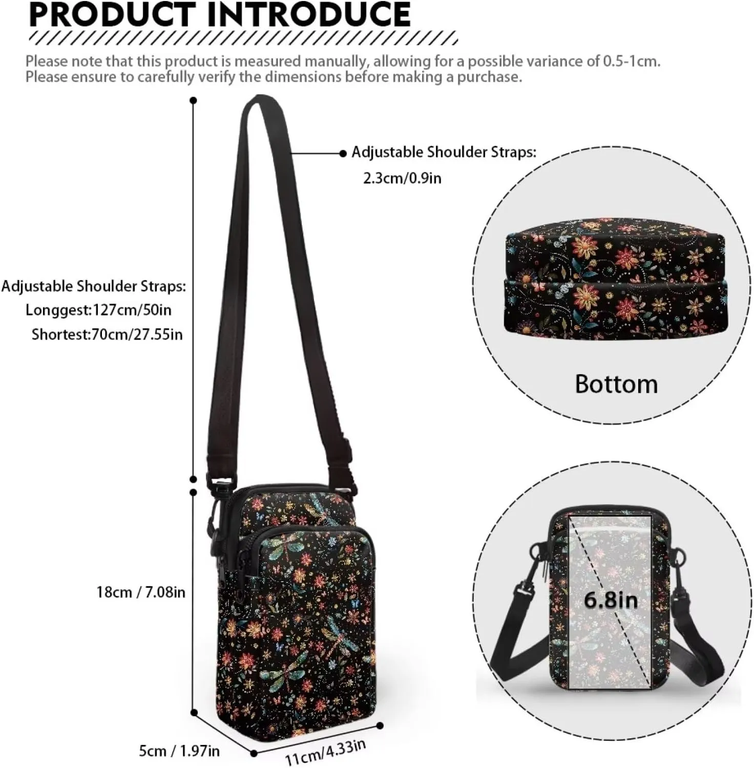 Purses for Women Crossbody Bag Small with Adjustable Strap for Daily Use