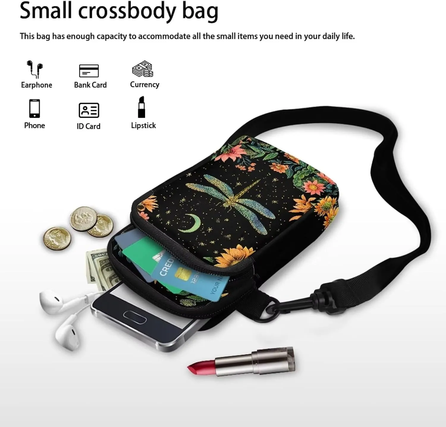 Purses for Women Crossbody Bag Small with Adjustable Strap for Daily Use