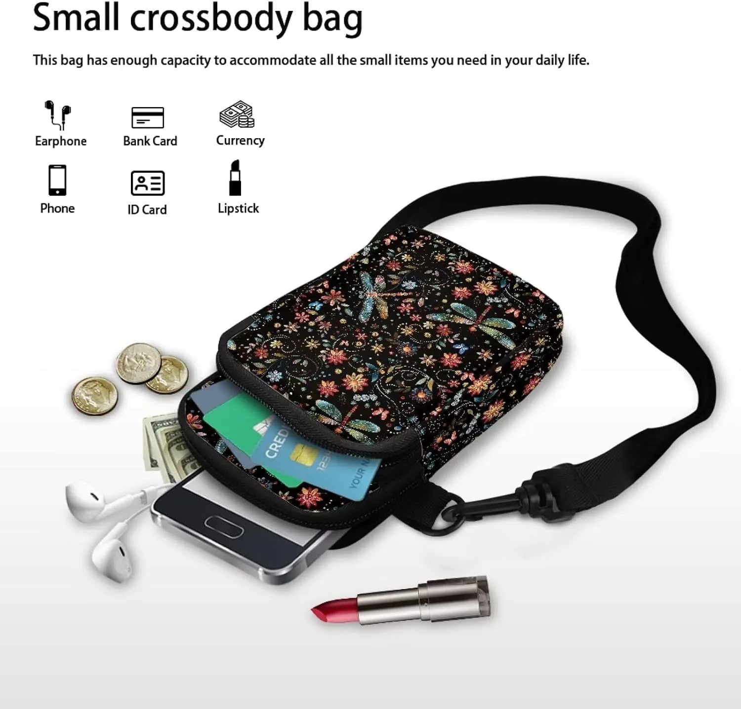 Purses for Women Crossbody Bag Small with Adjustable Strap for Daily Use