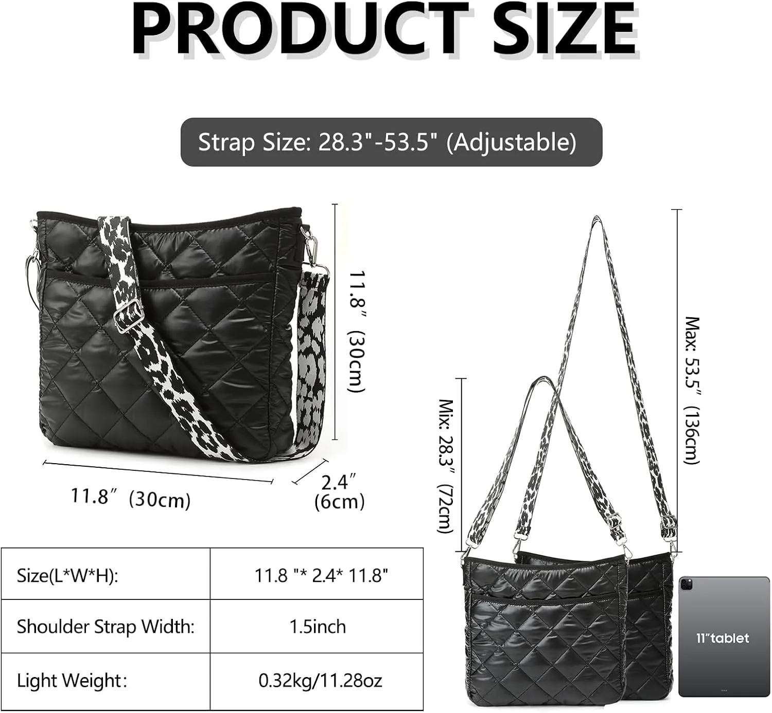 Quilted Crossbody Bags for Women, Unique Pattern Strap Quilted Bag, Crossbody Purses for Women, Quilted Puffer Bag for Women