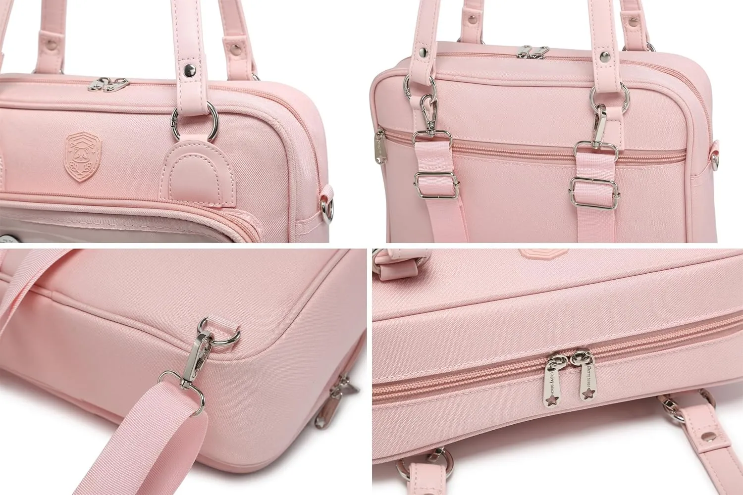 RAINBOW SMILE Canvas Ita Bag Backpack Crossbody Bag Kawaii Pin Display Bag Messenger Shoulder Bags