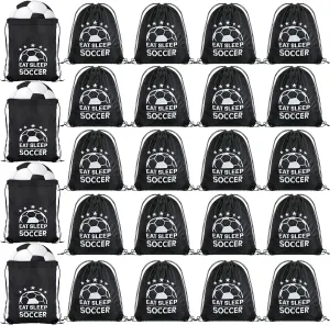 Reginary 24-Piece Drawstring Bag Set - Gym, Sports, Team Gifts for Kids, Youth, Adults