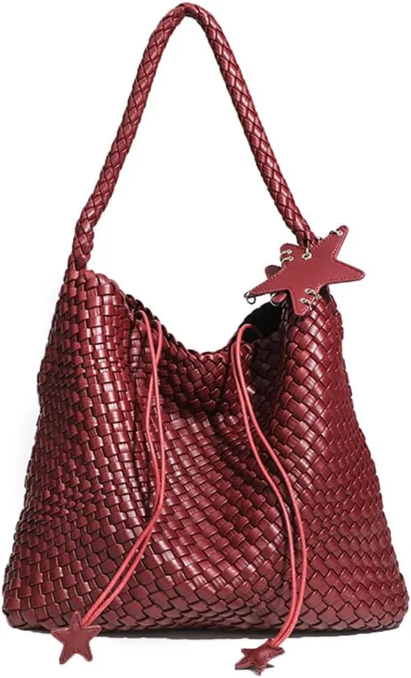 Rejolly Tote Bag for Women Buckle Belt Leather Handbag Top Handle Trendy Shoulder Purse