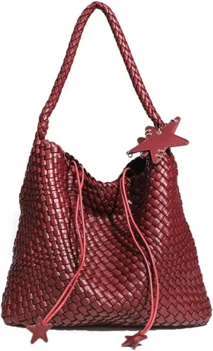 Rejolly Tote Bag for Women Buckle Belt Leather Handbag Top Handle Trendy Shoulder Purse