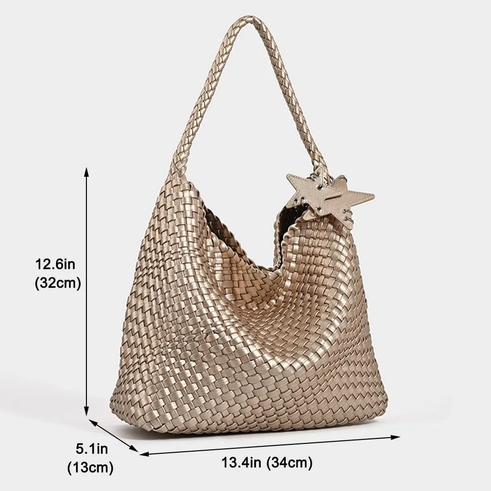 Rejolly Tote Bag for Women Buckle Belt Leather Handbag Top Handle Trendy Shoulder Purse