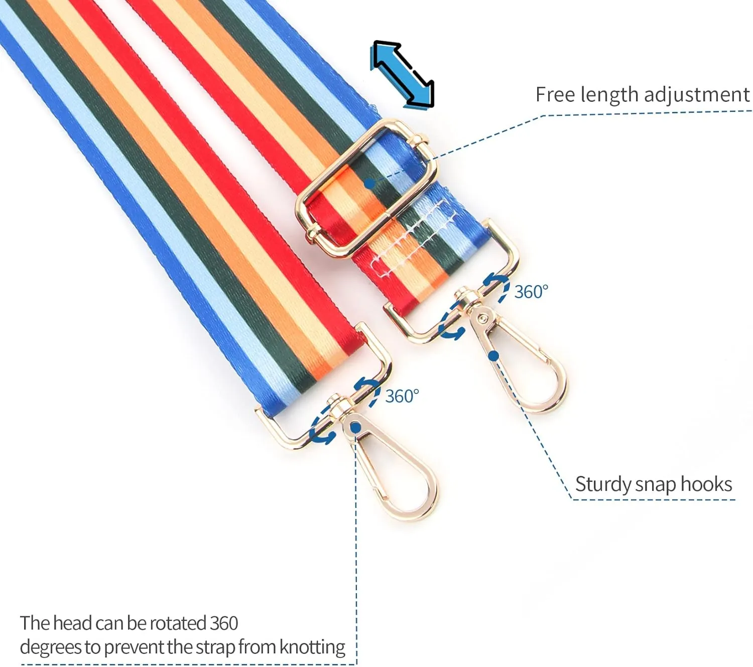 Replacement Purse Strap,Wide Adjustable Crossbody Straps for Handbags