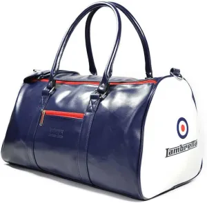 Retro Classic Sports Messenger Shoulder Laptop Tablet Body Strap Bag, Navy, L