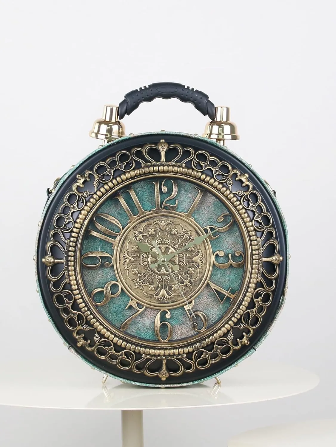 Retro Clock Shaped Crossbody Purse Handbags Women Shoulder Bag Vintage Steampunk Messenger Bags Designer Clock Purse