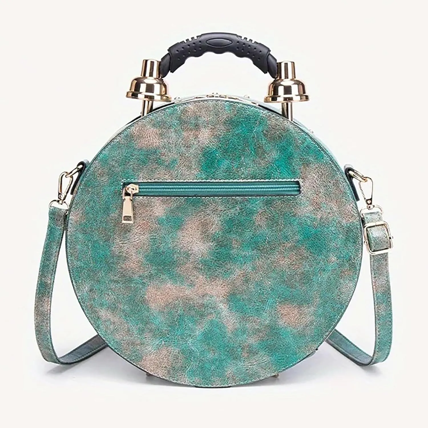 Retro Clock Shaped Crossbody Purse Handbags Women Shoulder Bag Vintage Steampunk Messenger Bags Designer Clock Purse