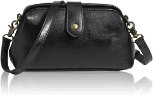 Retro Handmade Bag, Crossbody Leather Shoulder Bags and Clutches, Waterproof Women Crossbody Bag All-match Cellphone Bag