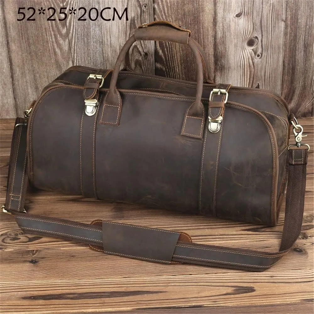 Retro Men's Bag Handbag Shoulder Messenger Casual Travel Bag Large Capacity Men's Bag