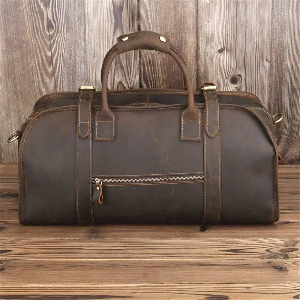 Retro Men's Bag Handbag Shoulder Messenger Casual Travel Bag Large Capacity Men's Bag