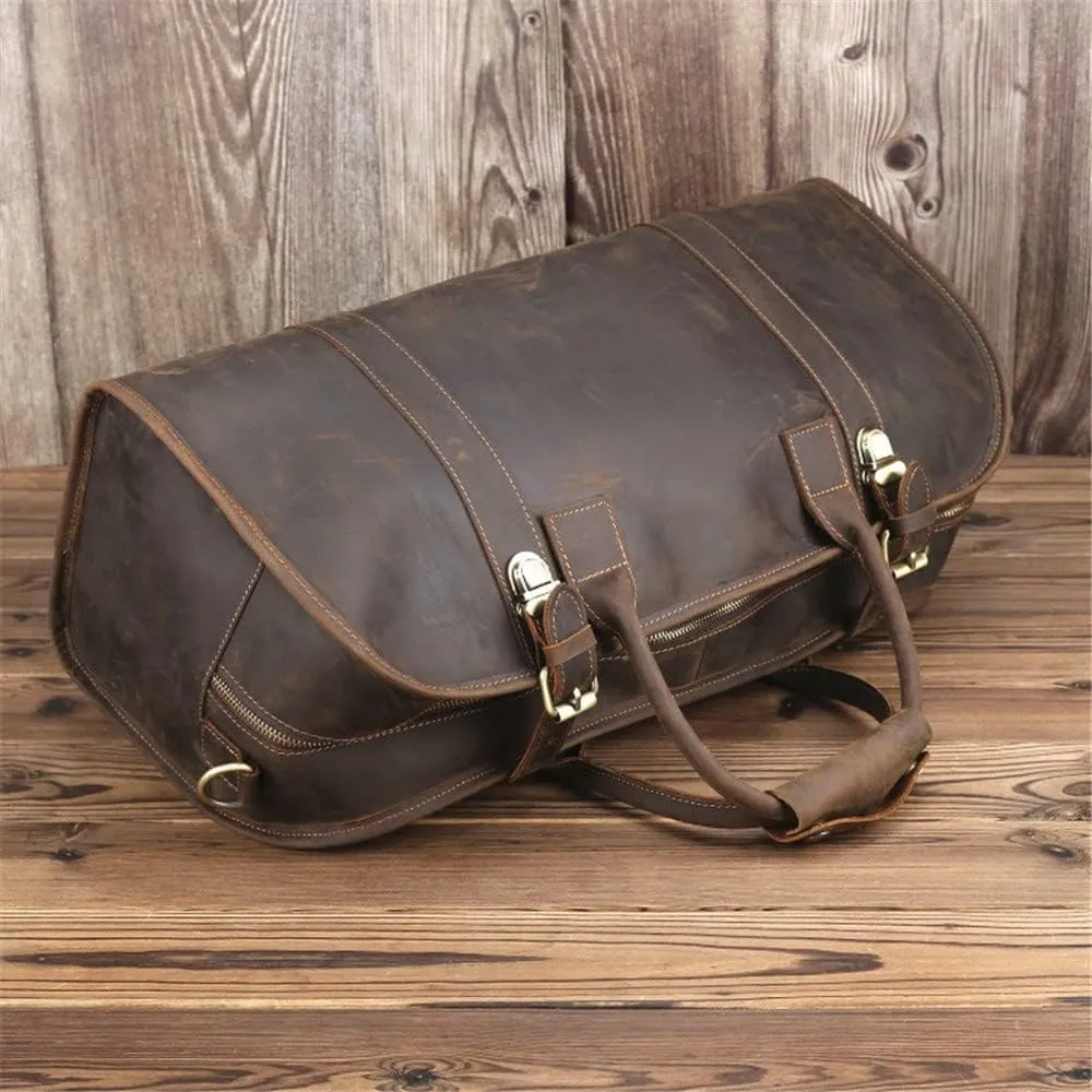 Retro Men's Bag Handbag Shoulder Messenger Casual Travel Bag Large Capacity Men's Bag