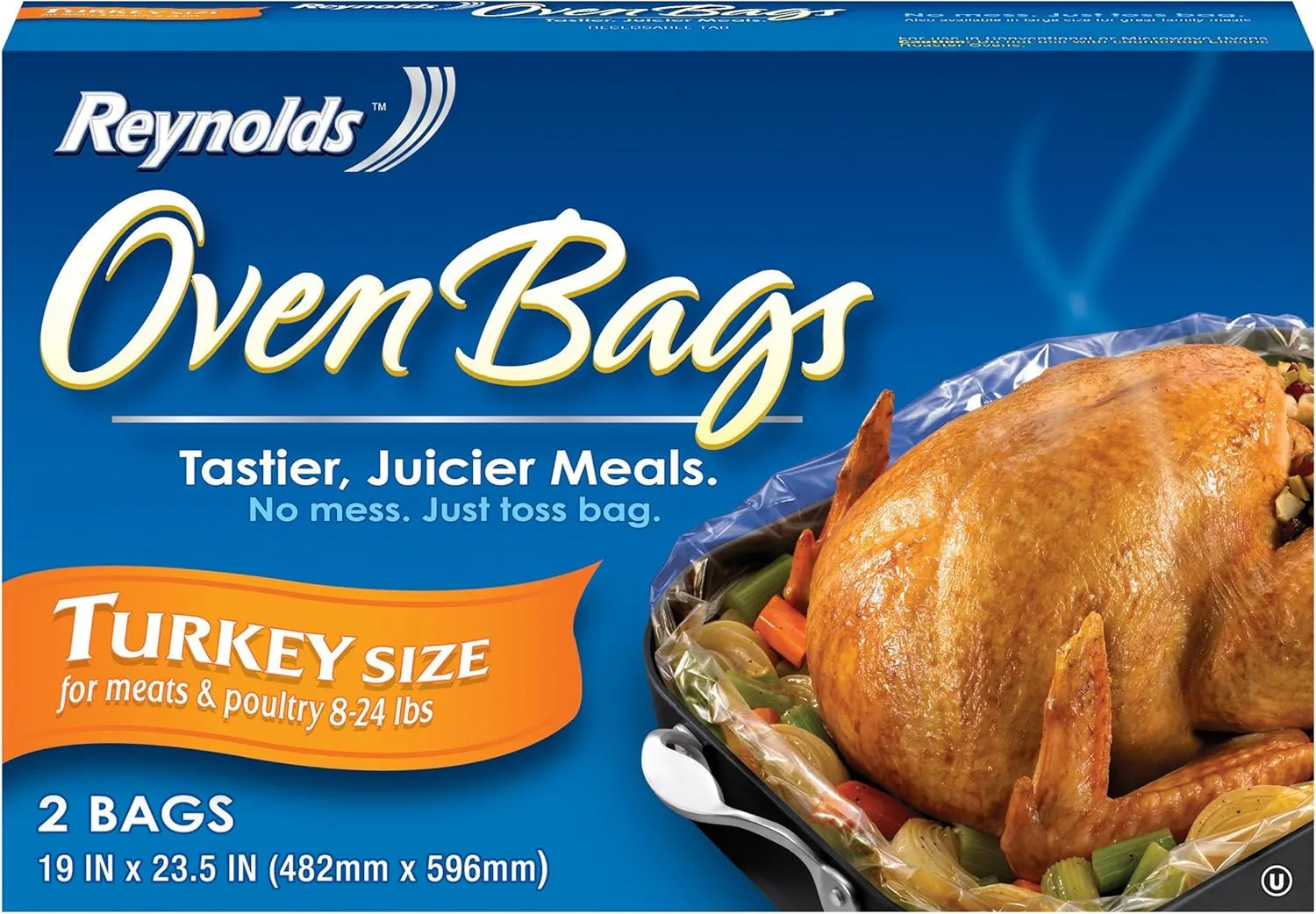 Reynolds Oven Bags-Turkey Size, 2 Count (Pack of 24)