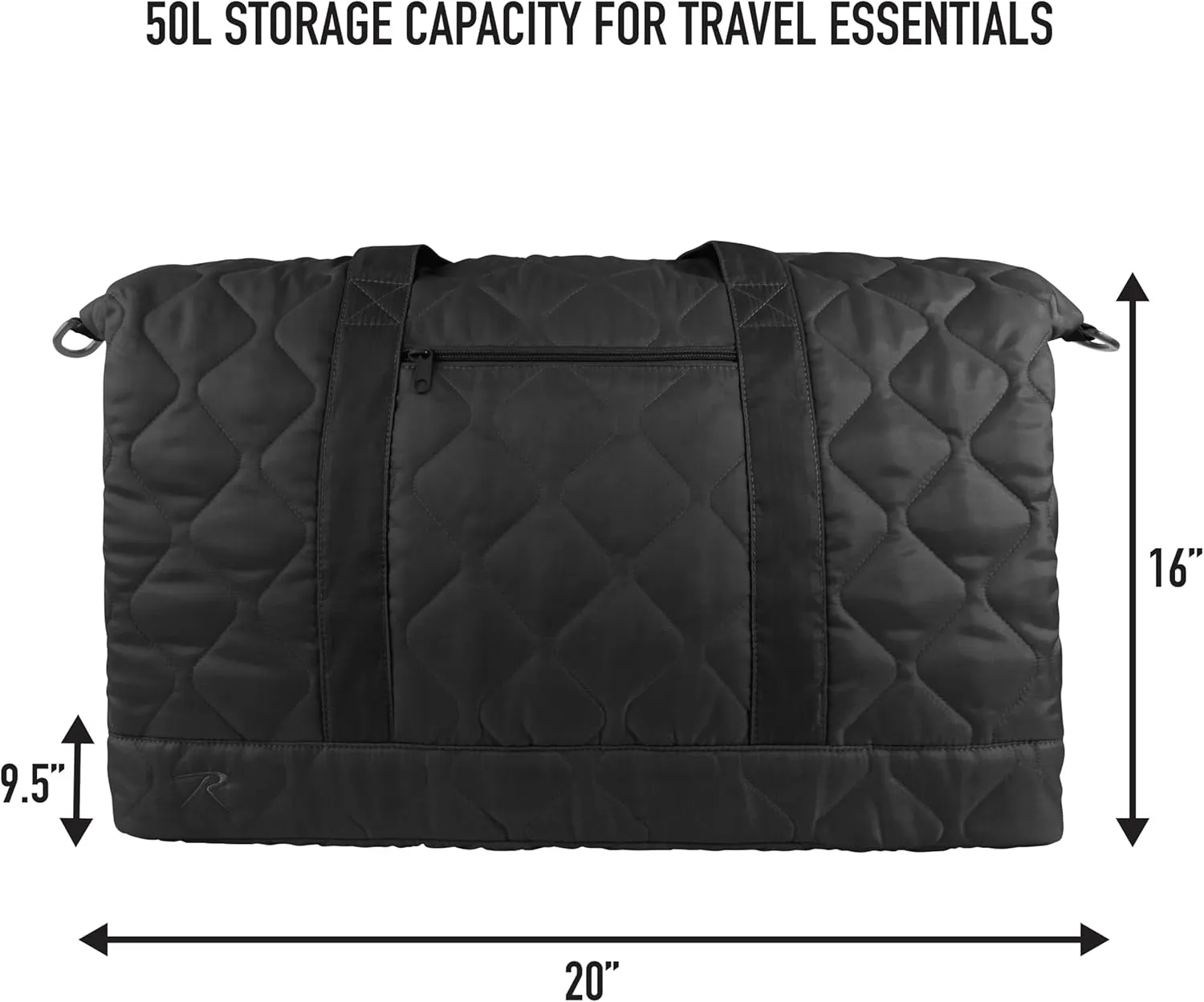 Rothco Lightweight Woobie Weekender Bag – Quilted Large Travel Luggage Organizer Duffle