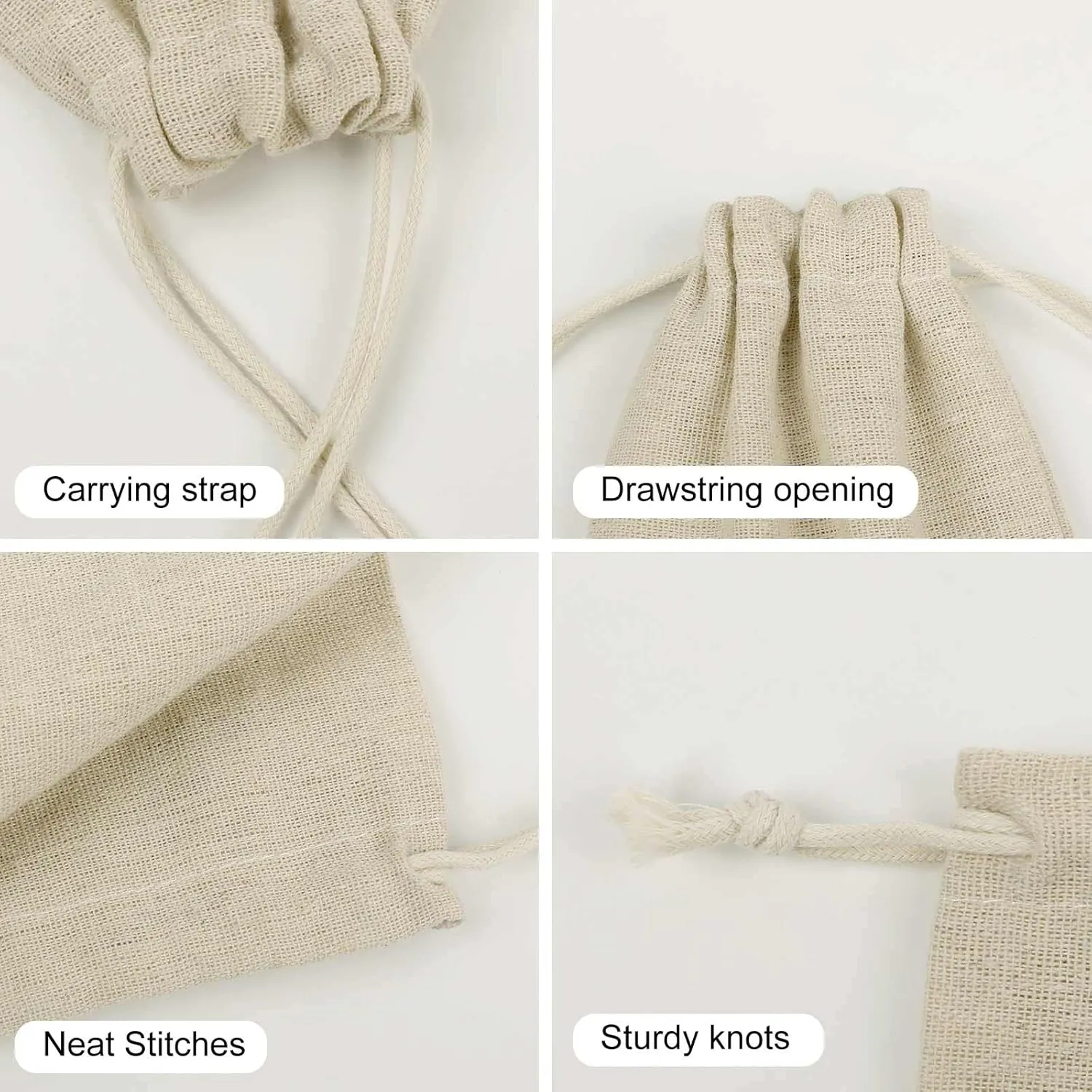 RTFGHJS 8 Pieces Drawstring Bags Dart Board Burlap Pouch Bag Linen Gift Pocket Jewelry Pouch for DIY Craft Party