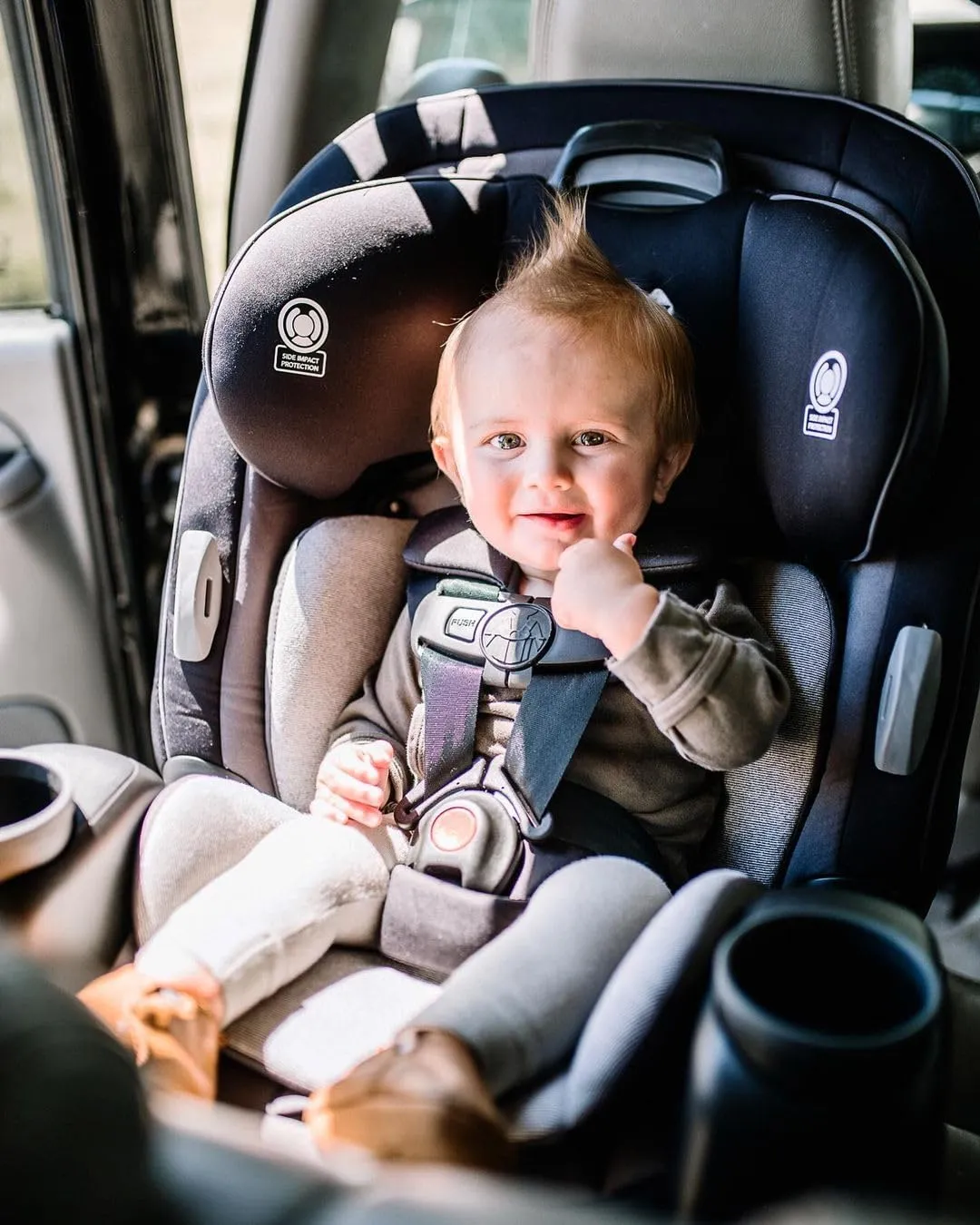 Safety 1st Crosstown DLX All-in-One Convertible Car Seat, Black