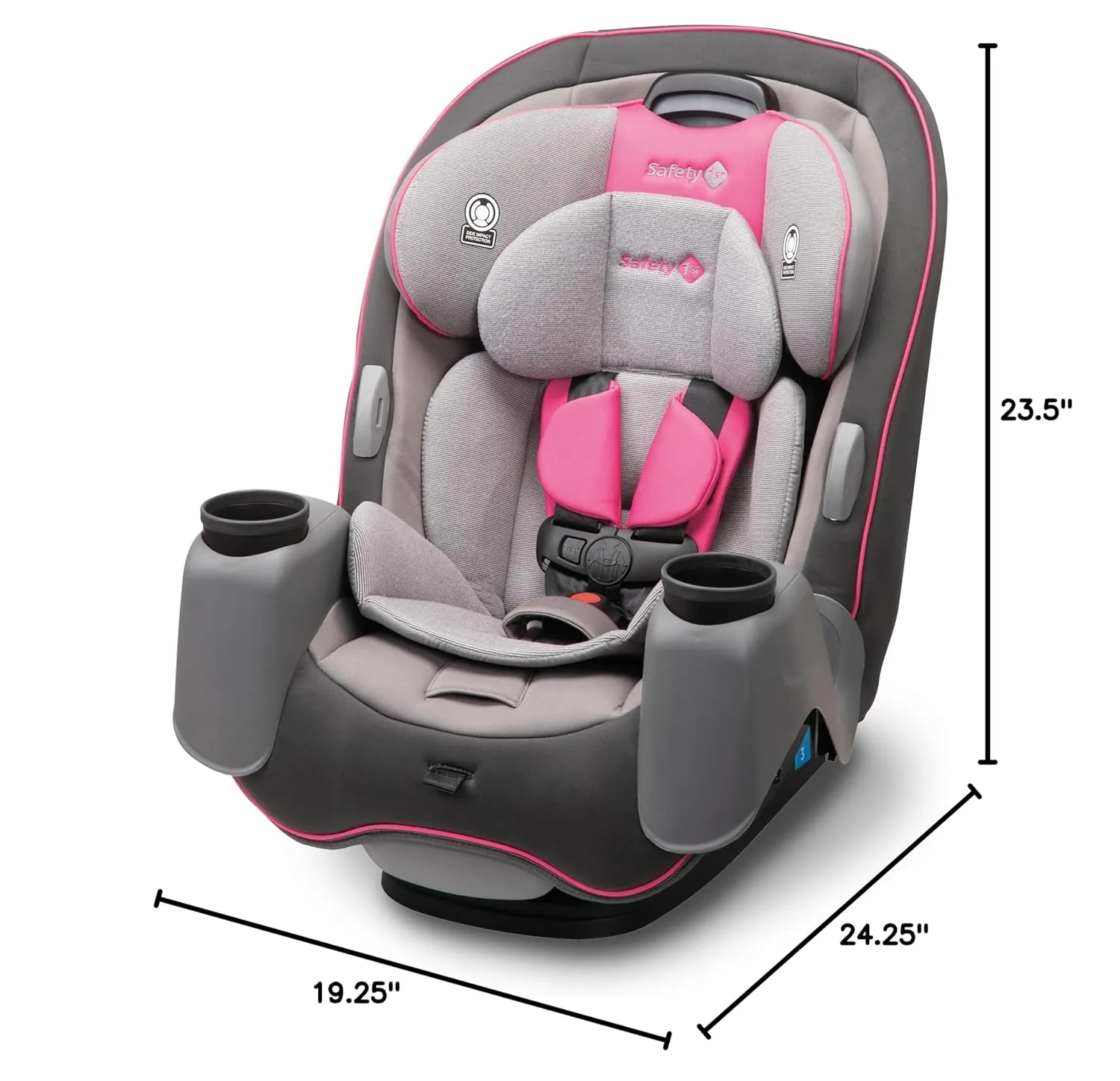Safety 1st Crosstown DLX All-in-One Convertible Car Seat, Cabaret