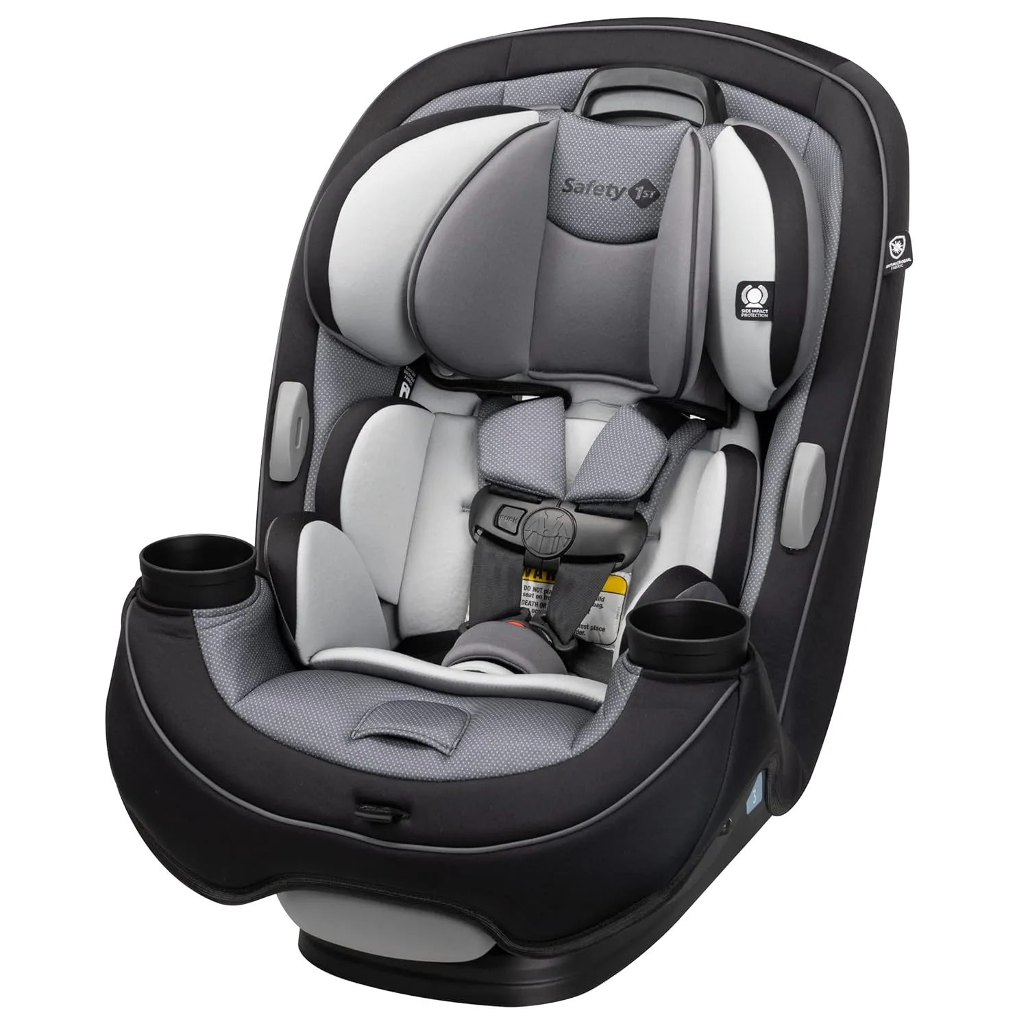 Safety 1st Grow and Go All-in-One Slim Convertible Car Seat, Rear Facing, 5-40 lbs, Forward Facing (30–65 lbs), High Back Booster Seat 40-100 pounds, High Street