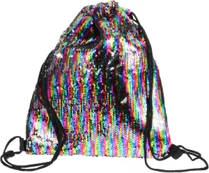 SAFIGLE Sequin Drawstring Backpack for Women Capacity Storage Pouch for Gym Outdoor and Travel Lightweight Design with Comfortable Double Shoulder Straps Multi Color Options