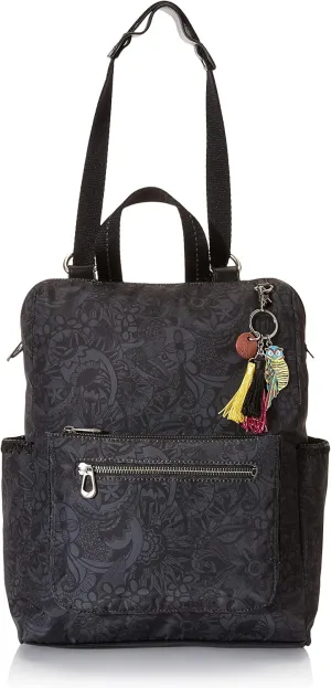 Sakroots Eco-Twill Loyola Convertible Backpack Black Spirit Desert One Size