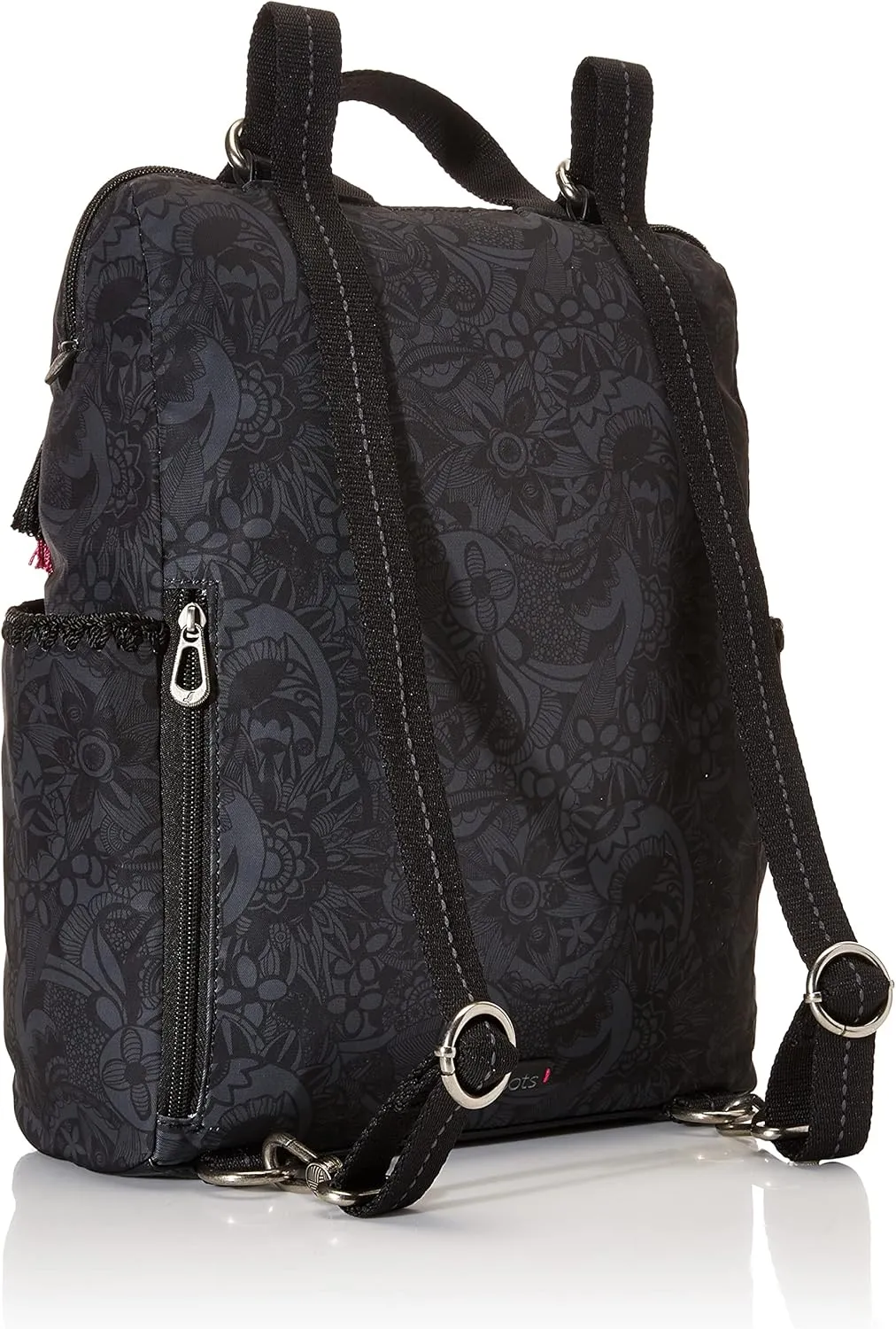 Sakroots Eco-Twill Loyola Convertible Backpack Black Spirit Desert One Size