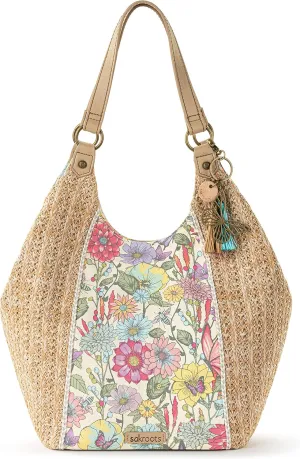 Sakroots Roma Straw Shopper