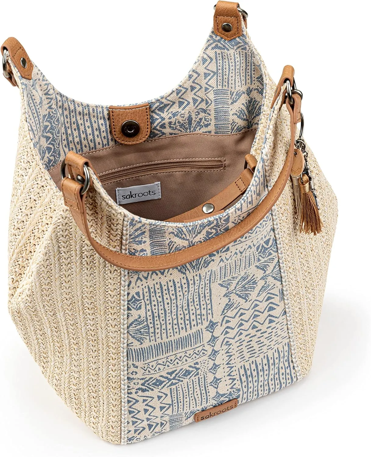 Sakroots Roma Straw Shopper