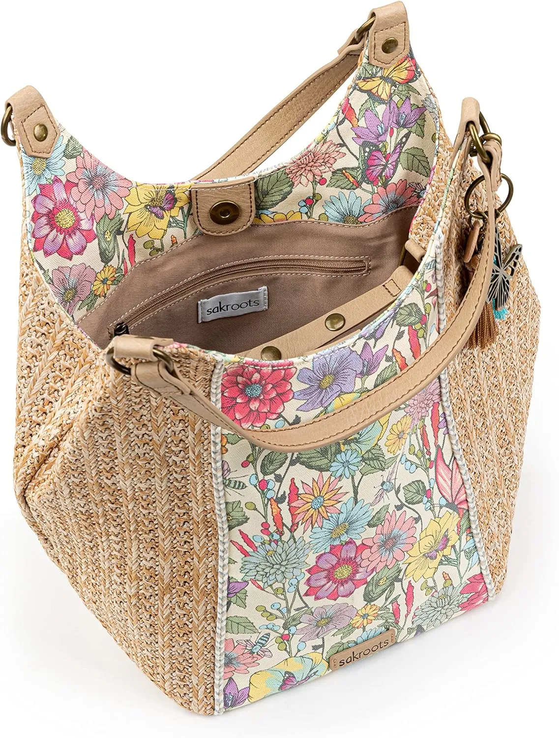 Sakroots Roma Straw Shopper