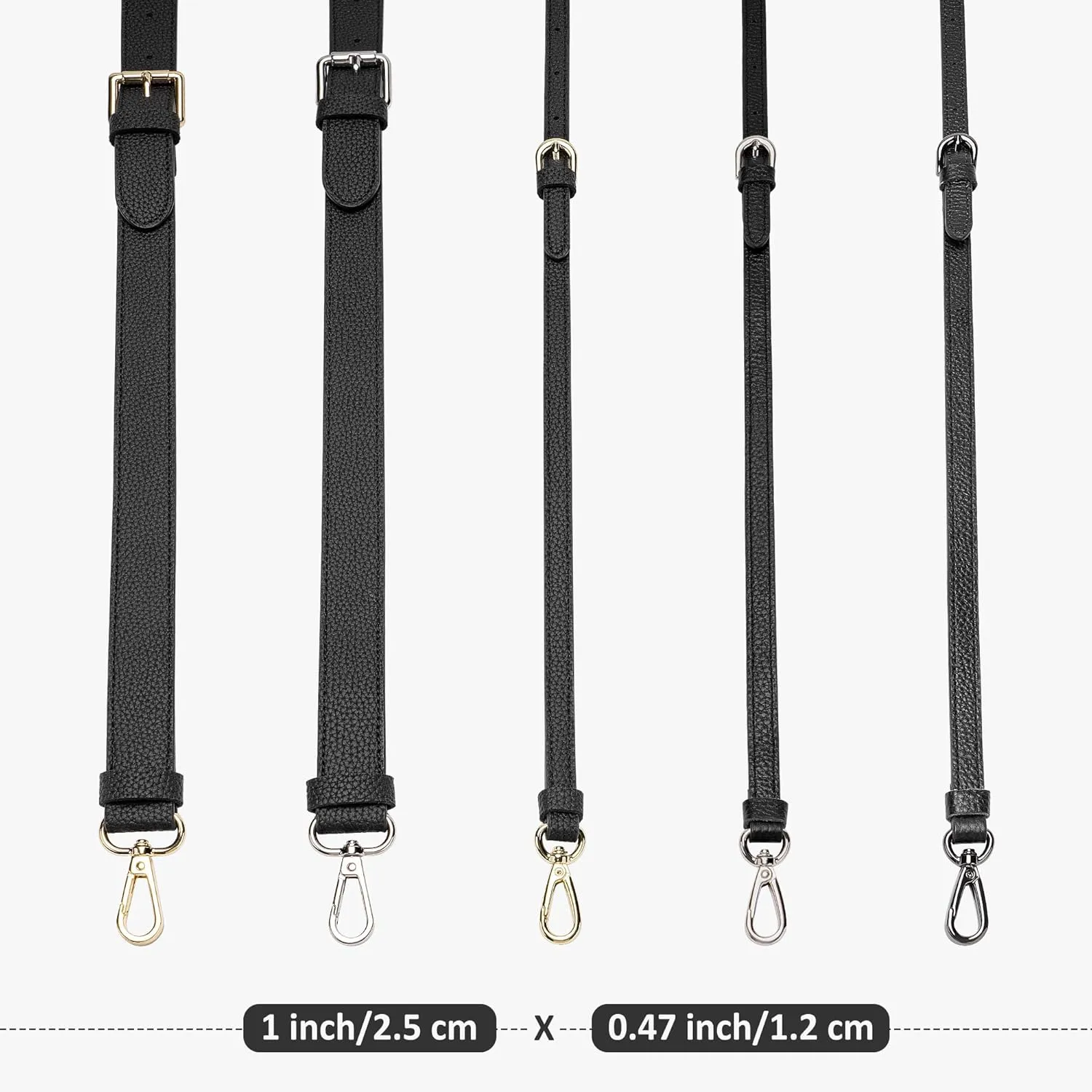 SEAVILIA Genuine Leather Purse Strap Replacement Crossbody Adjustable Long Thin Handmade Shoulder Handbags Strap