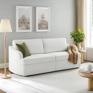 Serta Maryland Convertible Sofa, Ivory