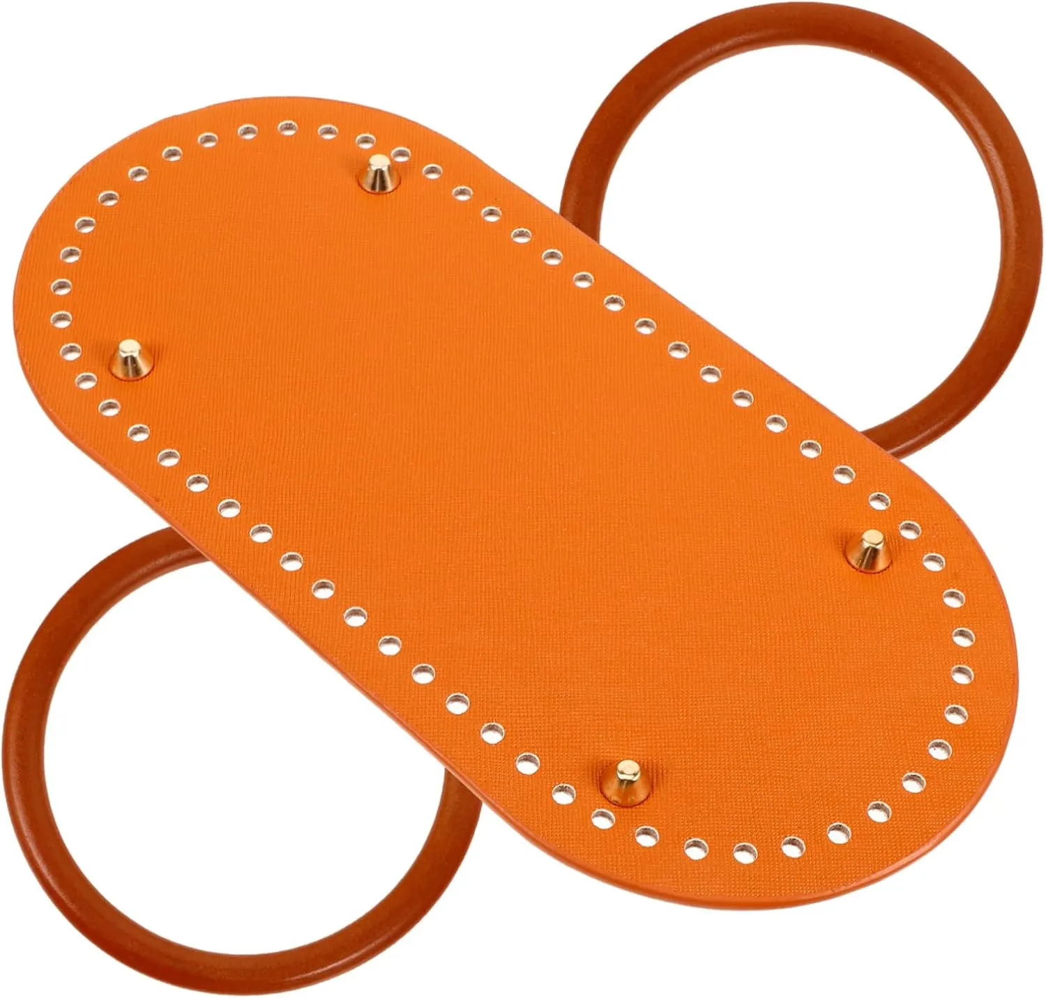 SEWACC Craft Bag Bottom Decorative Base Board Wood and Artificial Leather Handbag Shaper