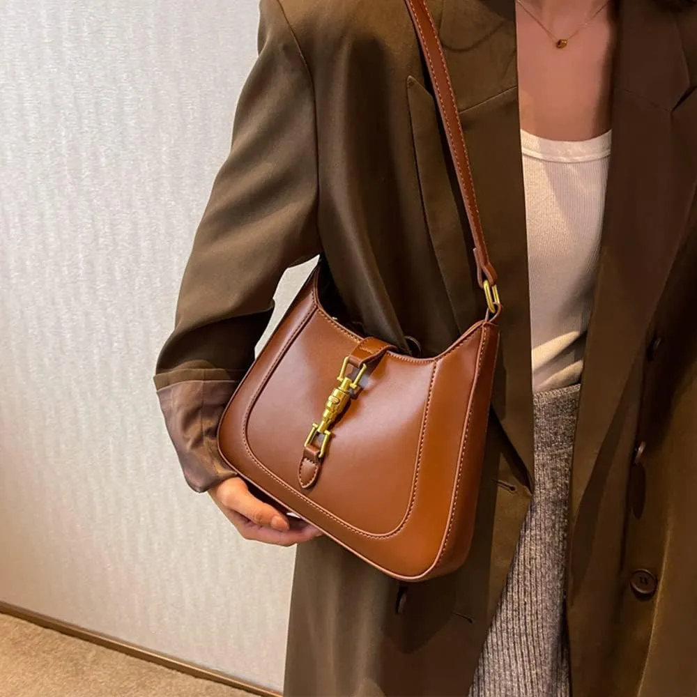 Shoulder Bag Purse for Women, Handbag Crossbody Bag Underarm PU Leather Wallet Tote