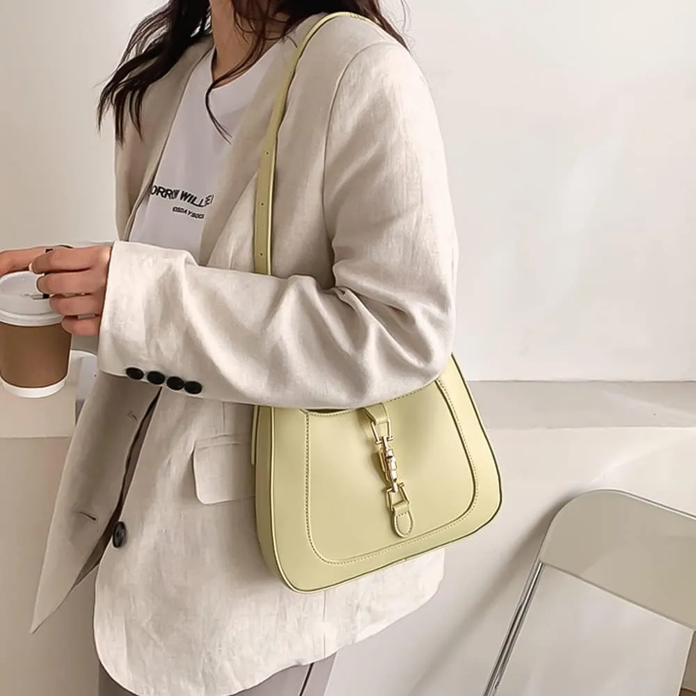 Shoulder Bag Purse for Women, Handbag Crossbody Bag Underarm PU Leather Wallet Tote