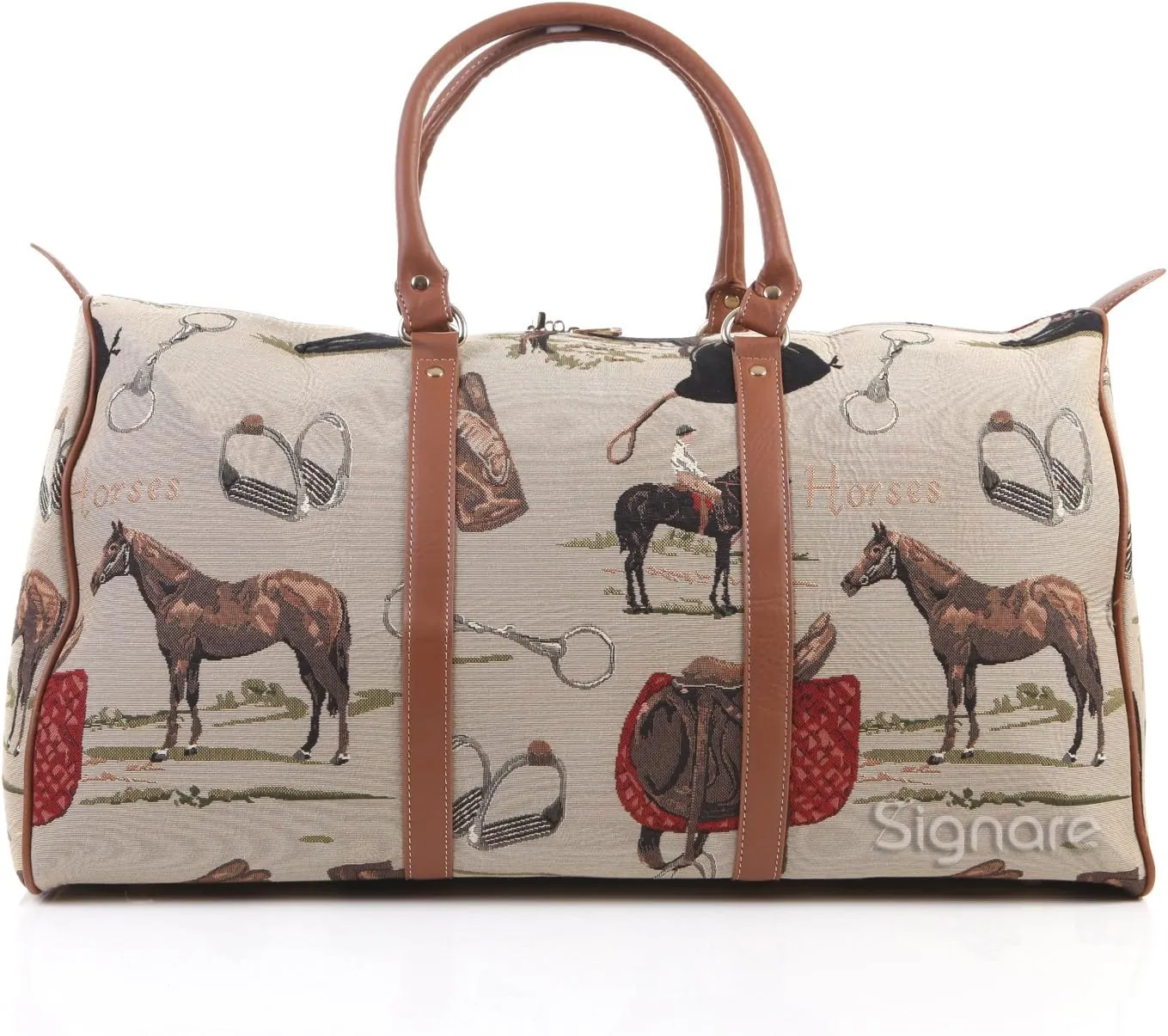 Signare Tapestry Large Duffel Bag, Ladies Overnight Weekender, Carryon Gym Sports Duffle, Travel Bags for Teens, Girls & Women