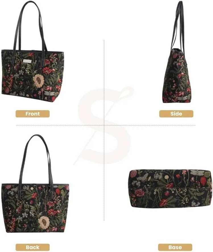 Signare Tapestry Shoulder Bag Tote Bag for Women with Travel or Work Tote Bags for Women