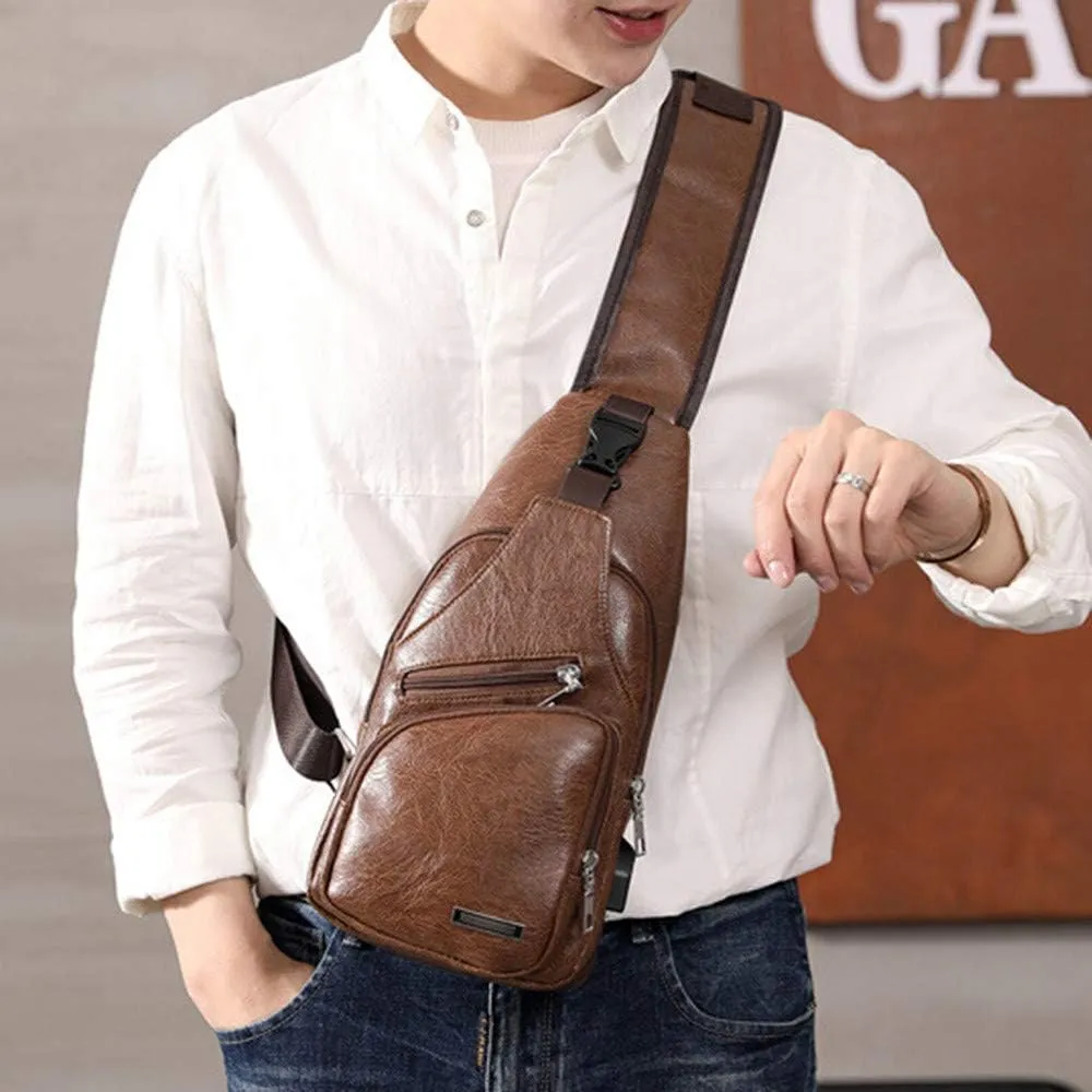 Small Backpack Purses for Women Chest Bags Sling Purses for Travel Shopping Beach Vacation Essentials(Brown)