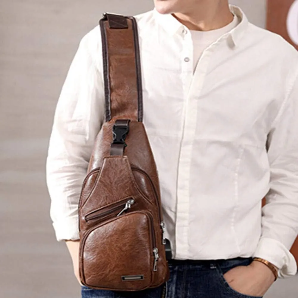 Small Backpack Purses for Women Chest Bags Sling Purses for Travel Shopping Beach Vacation Essentials(Brown)